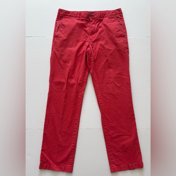 Bonobos Other - Bonobos Maide Men's Straight Leg Red Pants 34x32